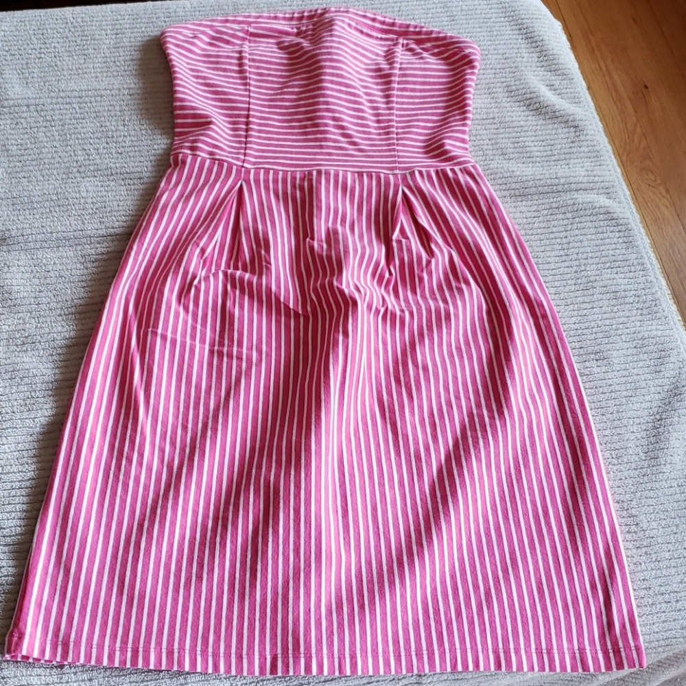 Strapless Cotton Dress